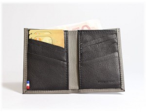 Porte carte cuir fait main