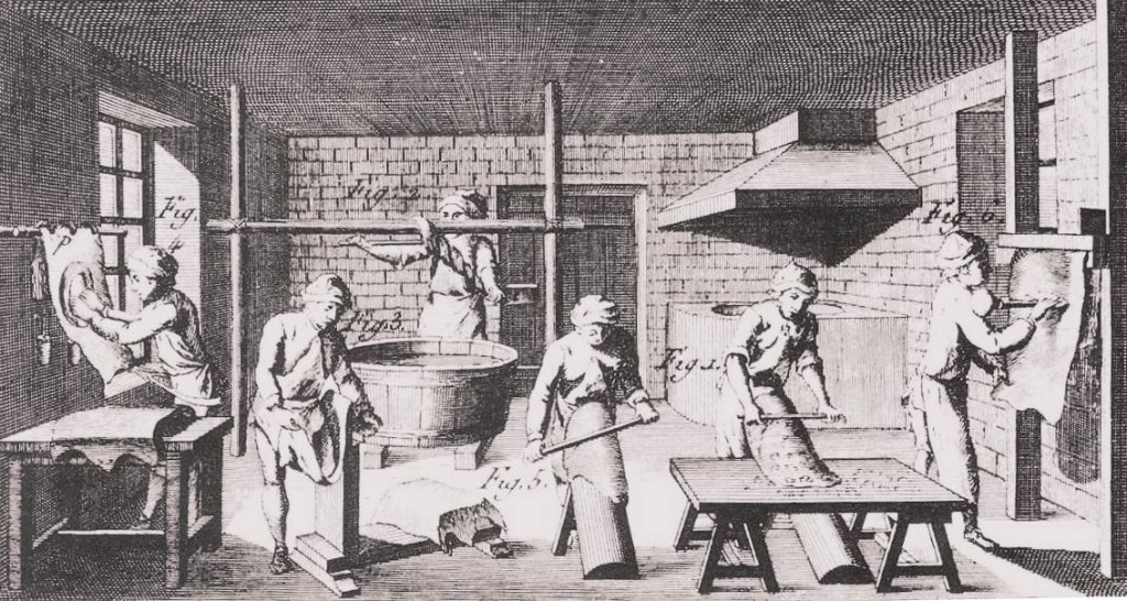 Tannage du cuir au moyen age