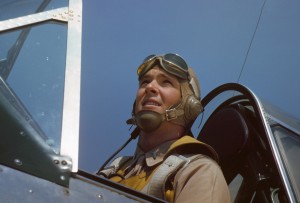 Casque en cuir de l'aviation 