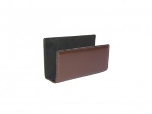 Porte-lettres en cuir