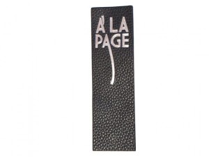 Marque page en cuir pour la lecture