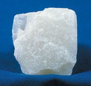 Cristal de talc utilisé comme détachant
