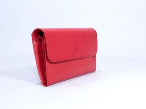 compagnon cuir rouge